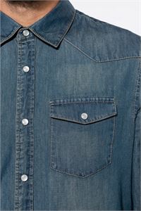 CAMICIA UOMO JEANS DENIM